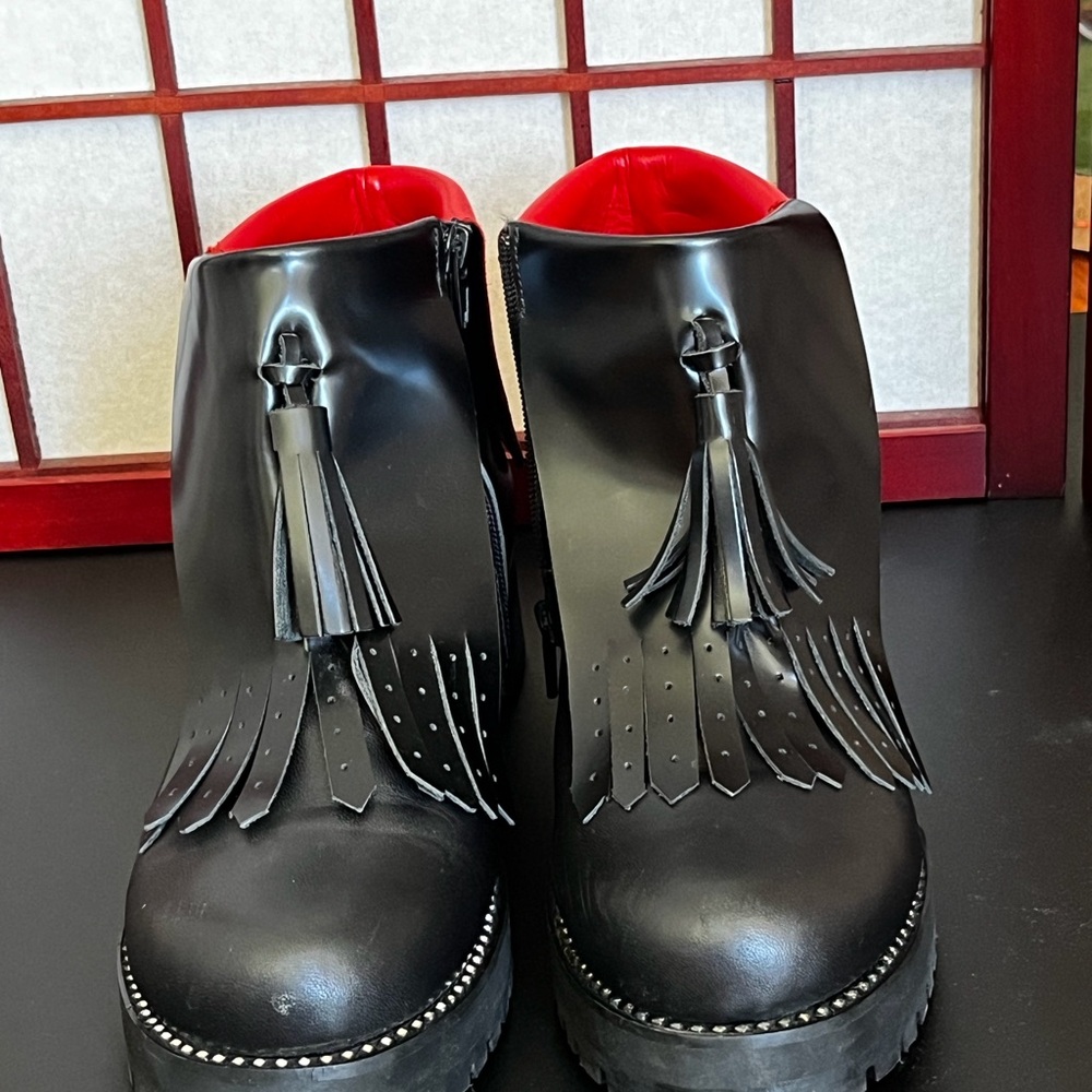 Fashionable Leather Enkletboots